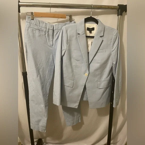 J. Crew Light Blue Women's Suit - Picture 9 of 11